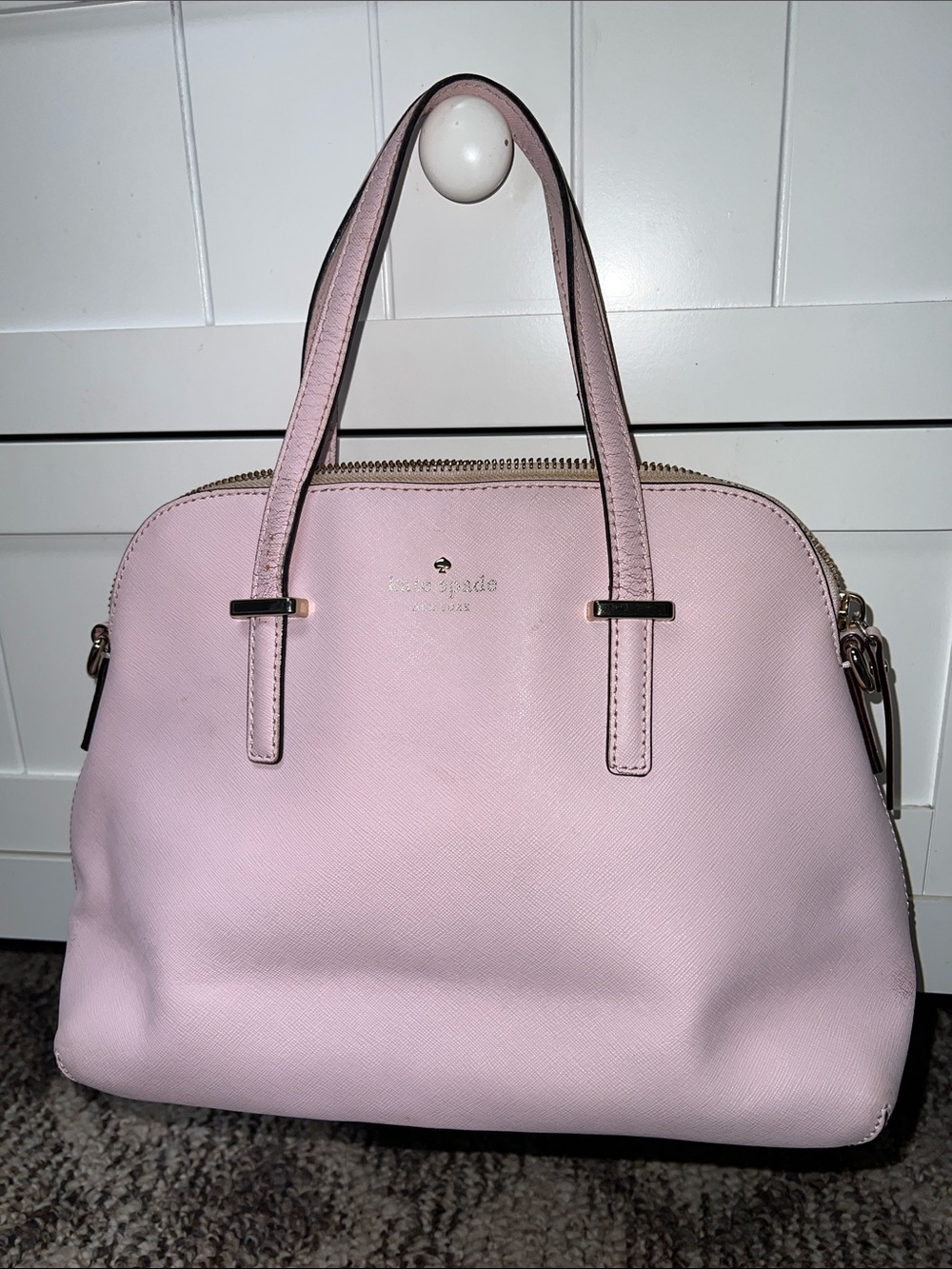 Kate Spade Light Pink Leather Satchel